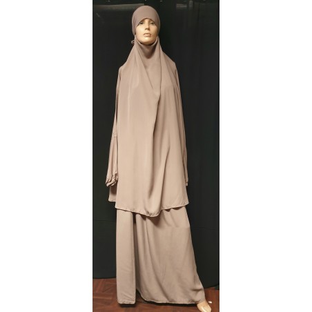 Jilbab 2 pièces avec jupe