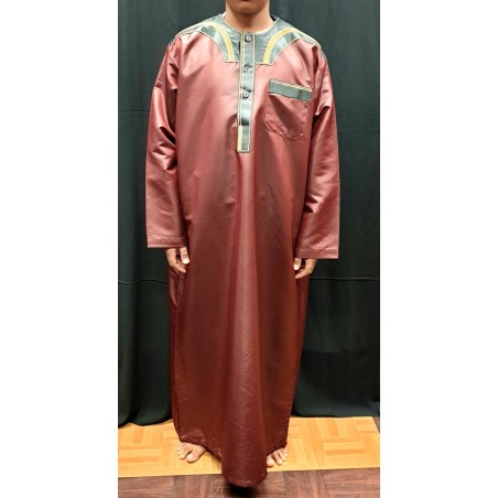 QAMIS ZEIN 2 PIÈCES ENFANT TISSU GLACÉ BRILLANT