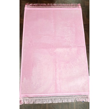 Tapis de prière de luxe épais uni et confortable - 80 x 120 cm -
