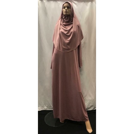 Robe de prière hijab intégré