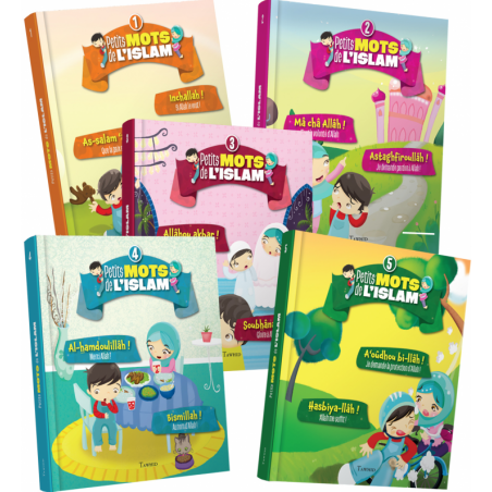Pack 5 livres "Petits mots de l'islam"