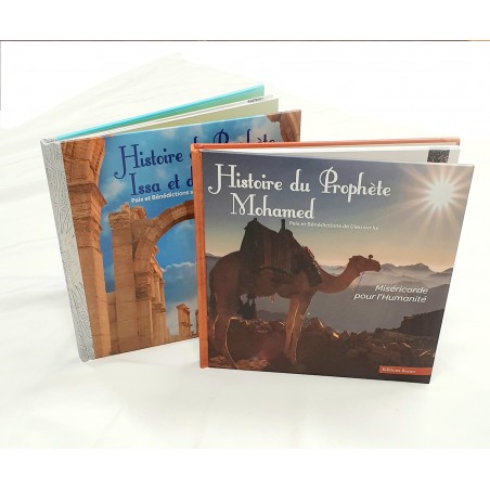 Collection Histoire Du Prophète Mohamed (Pbsl) Tome 1 & Issa et Maryam (Pbse) Tome 2