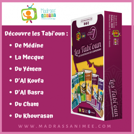 Jeu des 7 familles “Les Tabi’ouns” Les successeurs des Compagnons