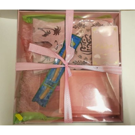 COFFRET ROYAL - Coffret cadeau rose Coran-