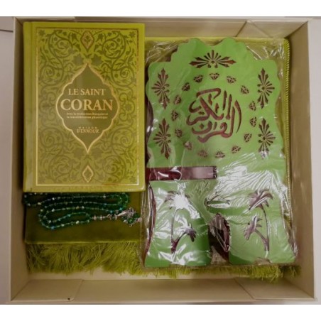 Coffret cadeau vert
