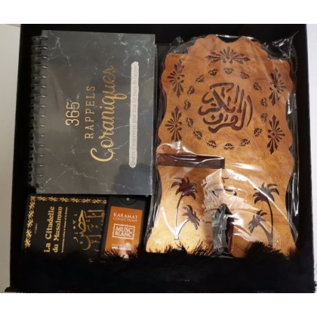 Coffret cadeau Noir calendrier coranique