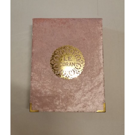 Coffret Rose Velours pour le Coran
