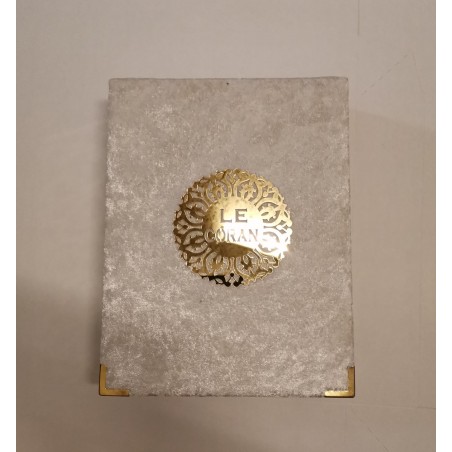 Coffret Blanc Velours pour le Coran