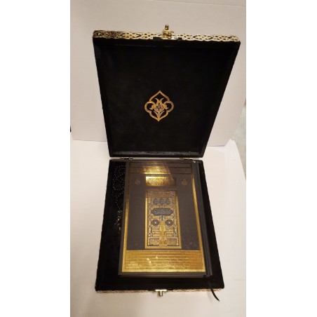 Coffret Coran Noir AR +Tasbih