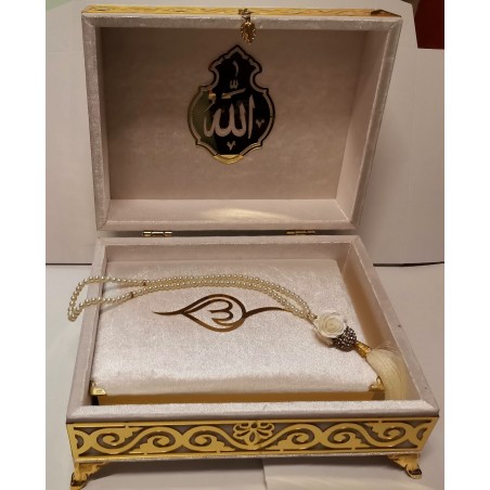 Coffret Coran Blanc Doré