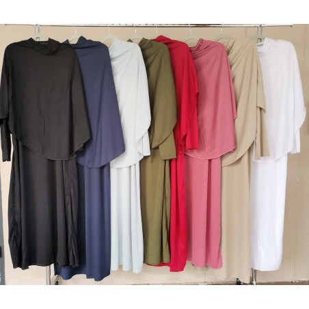 Robe de priere Hijab integré LOSYANA