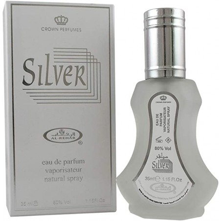 Silver Eau de Perfume Spray by Al- Rehab - 35ml