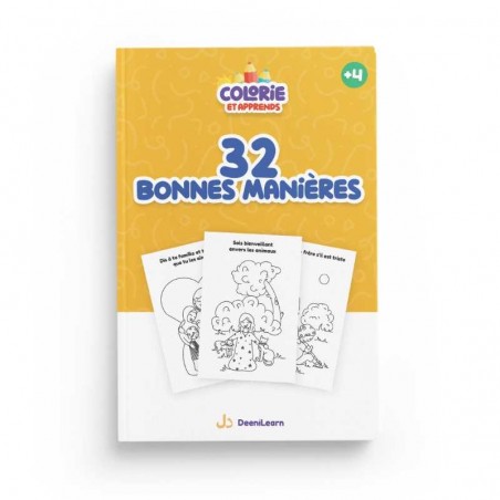 Colorie et Apprends : 32 bonnes manières