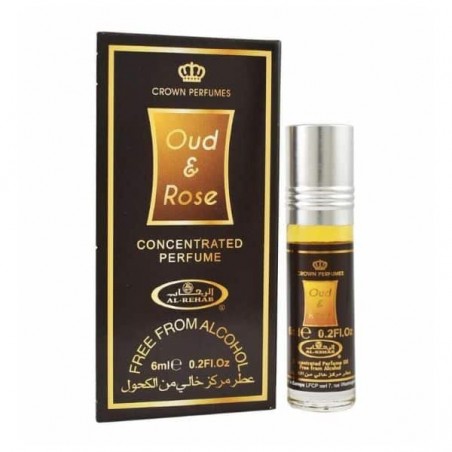 musc Roll on Oud et Rose 6ml – Al Rehab -