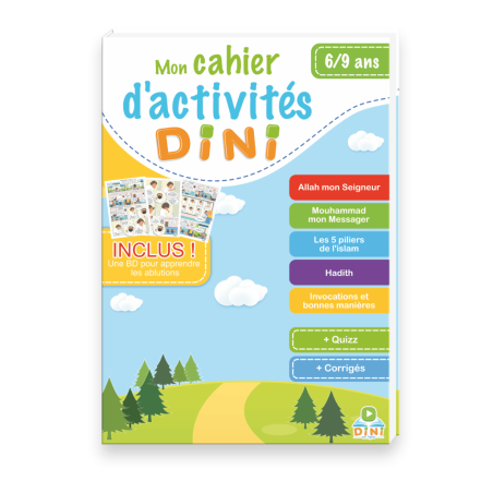 Mon Cahier d’activités  dini 6/9 Ans