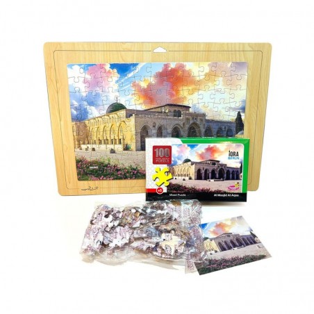 Puzzle Al Masjid Al Aqsa 100 Pièces - Jeu Islamique pour Enfant - Iqra Berlin