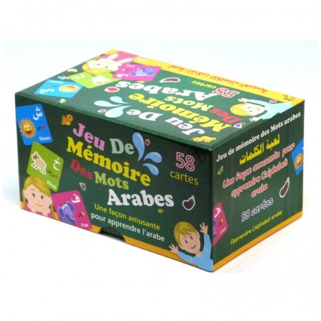 Jeu de mémoire des mots arabes (58 Cartes )