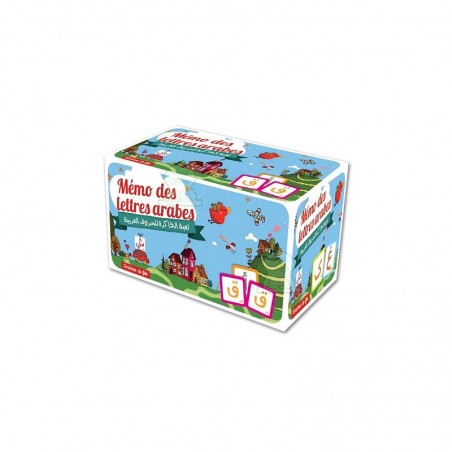 Mémo des lettres arabes: Jeu pour les enfants (Dés 3 ans)- Graines de foi