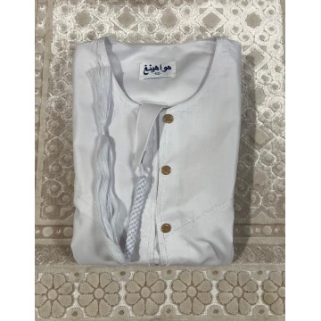 Qamis Emirati blanc -- Homme
