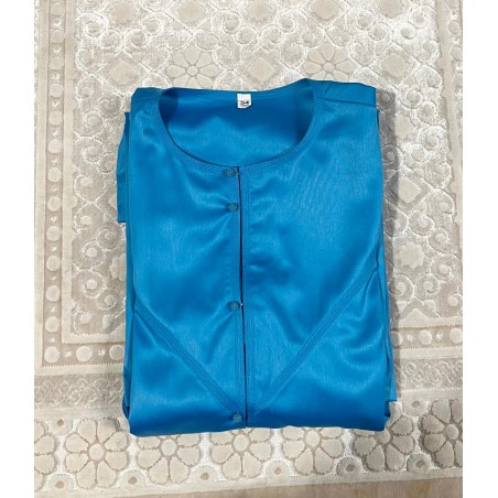 Qamis Saoudien bleu -- Homme