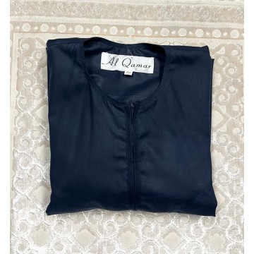 Qamis manches courtes Bleu...