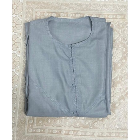Qamis Emirati Gris foncé -- Homme