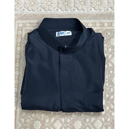 Qamis Saoudien Bleu marine -- Homme