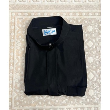 Qamis Saoudien Noir -- Homme