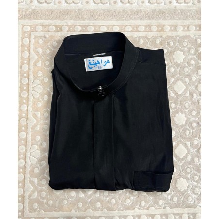 Qamis Saoudien Noir -- Homme
