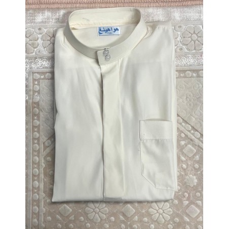 Qamis Saoudien beige -- Homme