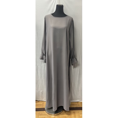 abaya manches tulipe