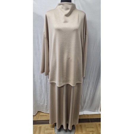 Ensemble col montant (jupe)