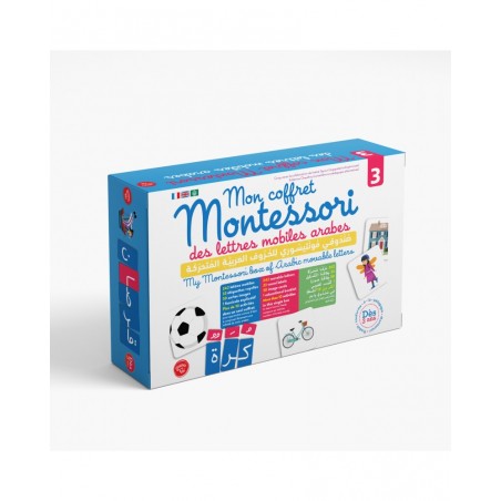 Mon coffret montessori des lettres mobiles arabes 3, (Dès 3 ans)