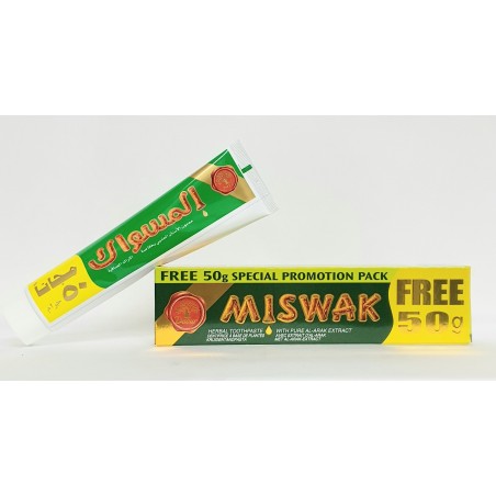Dentifrice Dabur Miswak Herbal 120gr + 50gr gratuit
