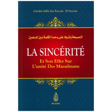 LA SINCÉRITÉ ET SON EFFET...