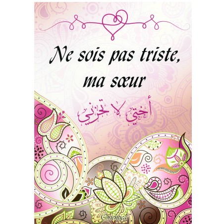 Ne sois pas triste, ma sœur