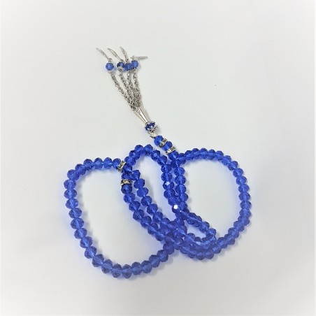 Chapelet  Cristal 99  perles différentes couleurs