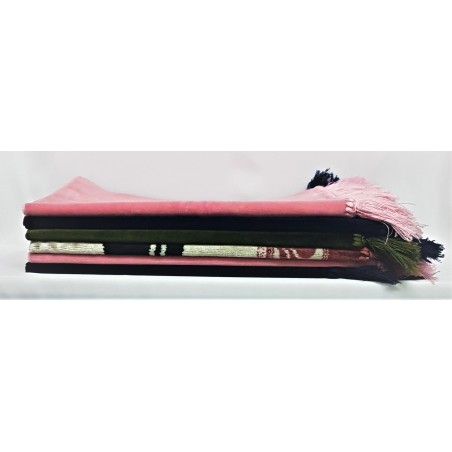 Tapis de Prière Velours Luxe couleur unie pour enfants (plusieurs couleurs dsiponibles)