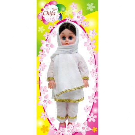 Poupée musulmane "Chifa" parlante Vêtement blanc