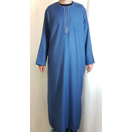 Ensemble Qamis long manches longues avec pantalon