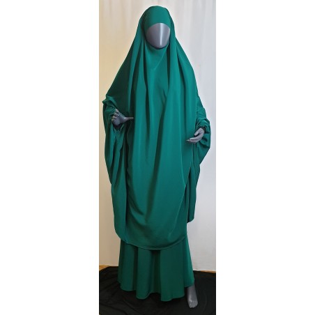 Jilbeb / jilbab 2 pièces jupe Al Manassik - plusieurs couleurs -